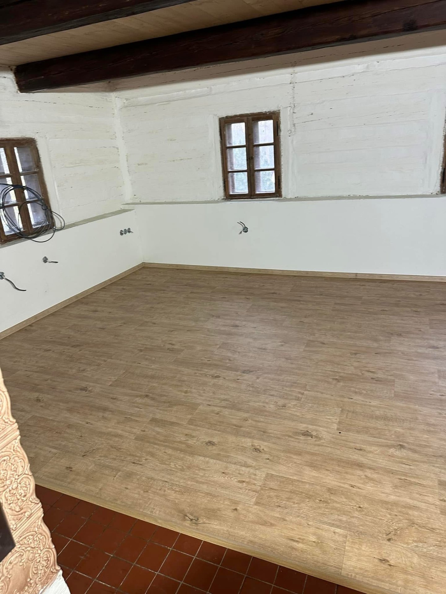Vinyl click — realizace Podlahy Fikker Hořice